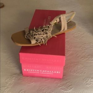 Chinese Laundry Suede Sandal w/ fringe